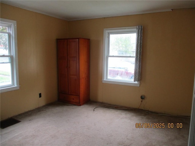 26 Balcom Ave, Corning, NY 14830 - unfurnished room featuring light colored carpet and ornamental molding