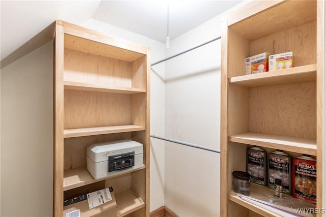 view of pantry