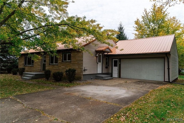 38 Carol Ave, Pomfret, NY 14063 - single story home with a garage, driveway, and metal roof