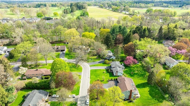 drone / aerial view featuring a residential view
