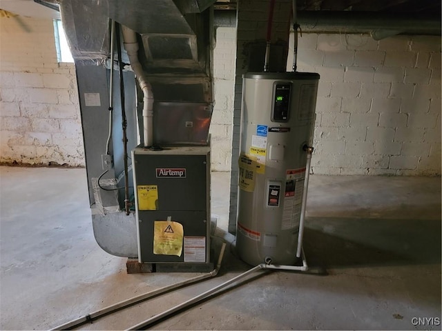 201 E Kennedy St, Syracuse, NY 13205 - utility room featuring heating unit and water heater