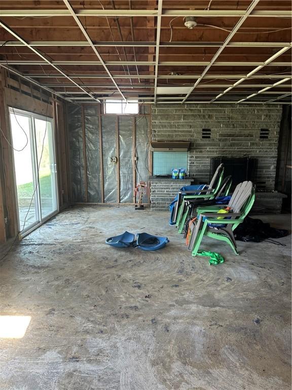 miscellaneous room with a healthy amount of sunlight