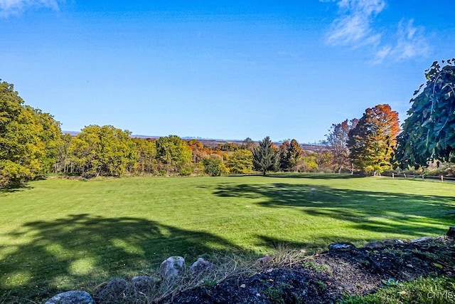 view of home's community featuring a lawn
