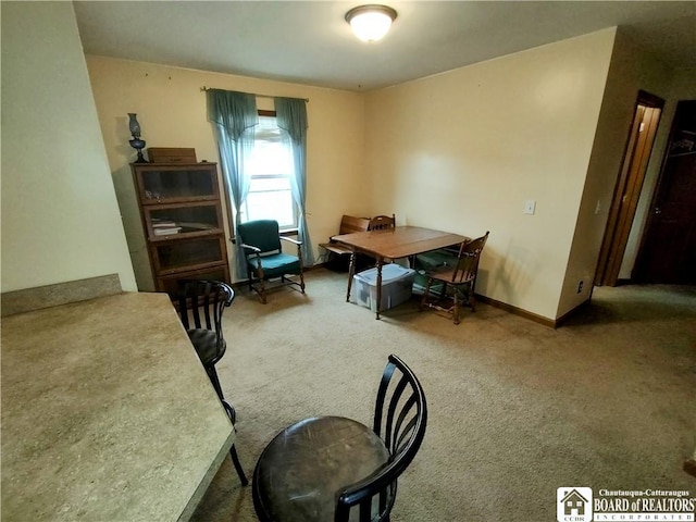 804 Smith Rd, Villenova, NY 14062 - carpeted dining room with baseboards