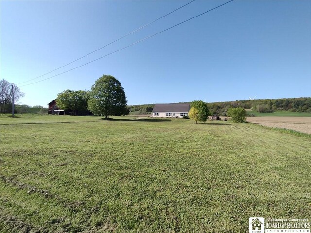 804 Smith Rd, Villenova, NY 14062 - view of green lawn with a view of countryside