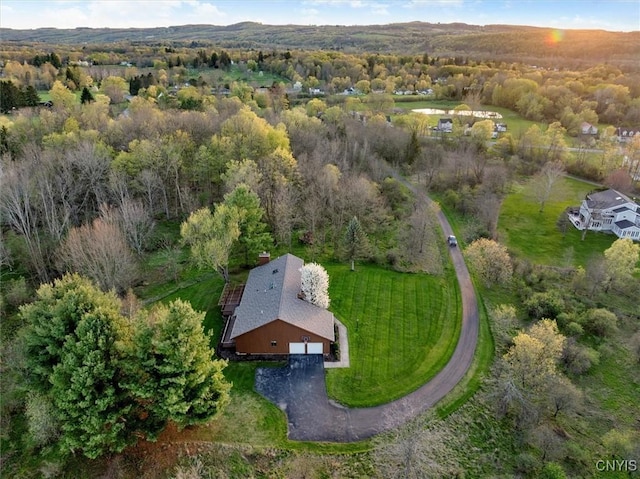 3578 S St, Kirkland, NY 13323 - aerial view featuring a forest view