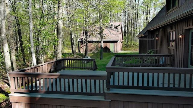 10400 Fox Ridge Rd, Corning, NY 14830 - view of wooden deck