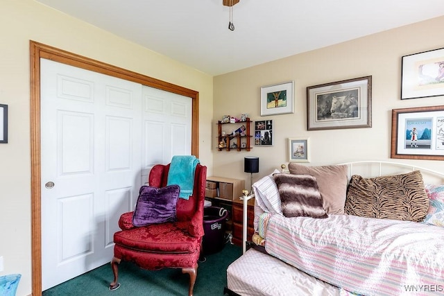 interior space with carpet floors
