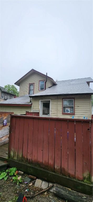 view of side of property