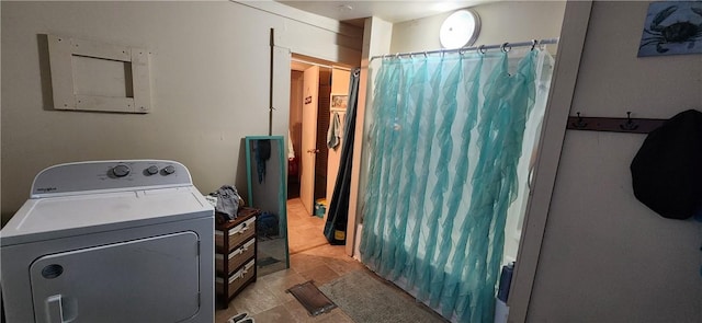 laundry area with washer / dryer and laundry area