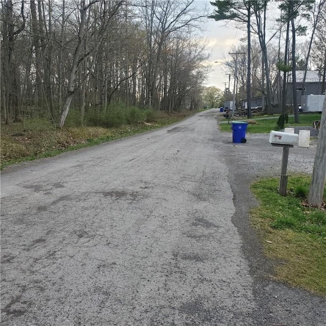 view of road