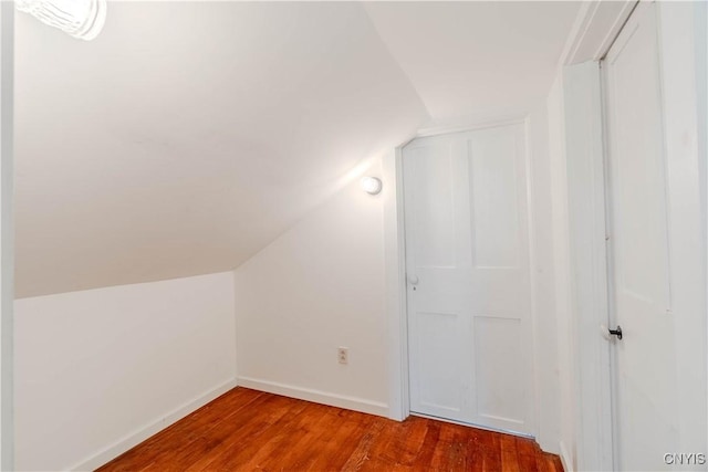 8733 State Route 289, Ellisburg, NY 13605 - additional living space with baseboards, vaulted ceiling, and wood finished floors