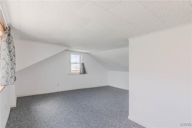 8733 State Route 289, Ellisburg, NY 13605 - additional living space featuring baseboards, carpet flooring, and vaulted ceiling