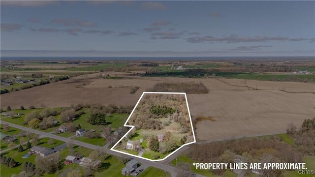 8733 State Route 289, Ellisburg, NY 13605 - birds eye view of property with a rural view