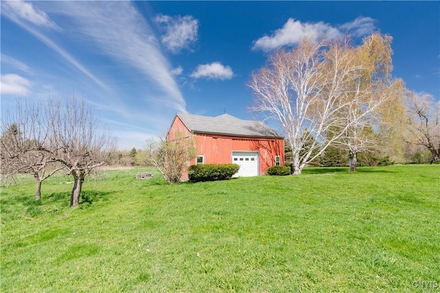 8733 State Route 289, Ellisburg, NY 13605 - view of yard featuring an outbuilding and a garage