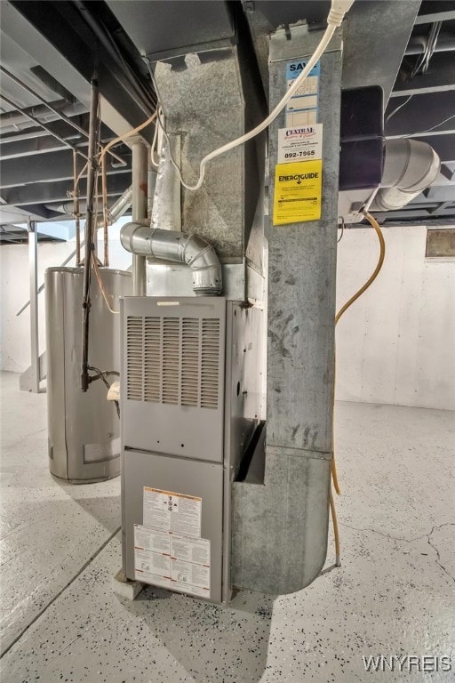 utilities featuring water heater