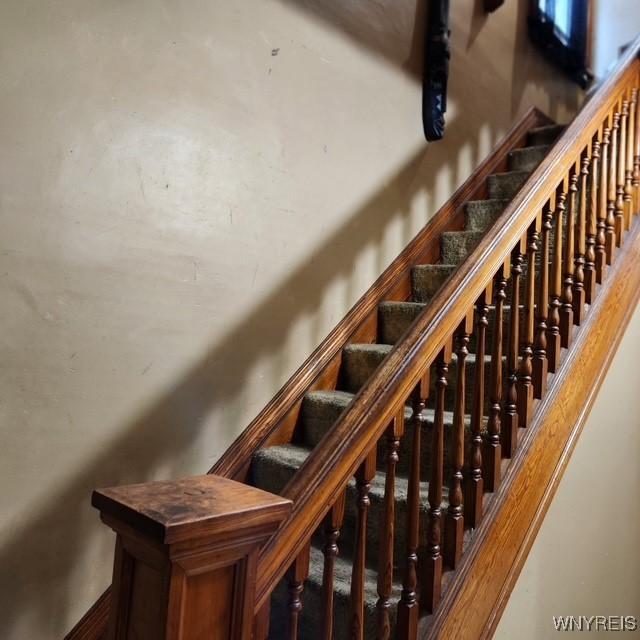 view of staircase