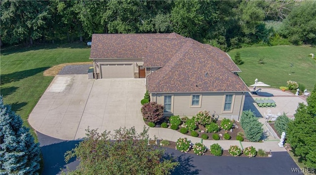 drone / aerial view