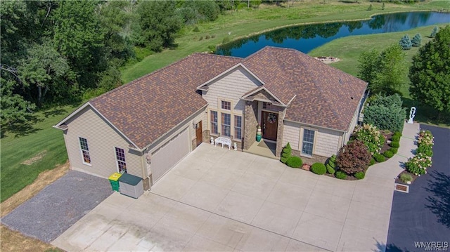 6683 N Canal Rd, Lockport-Town, NY 14094 - view from above of property with a large body of water