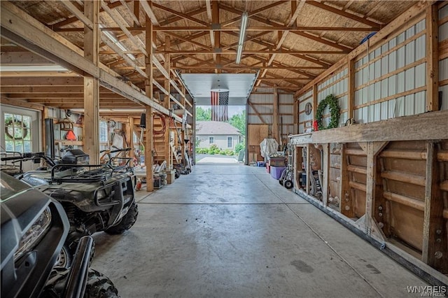 view of stable