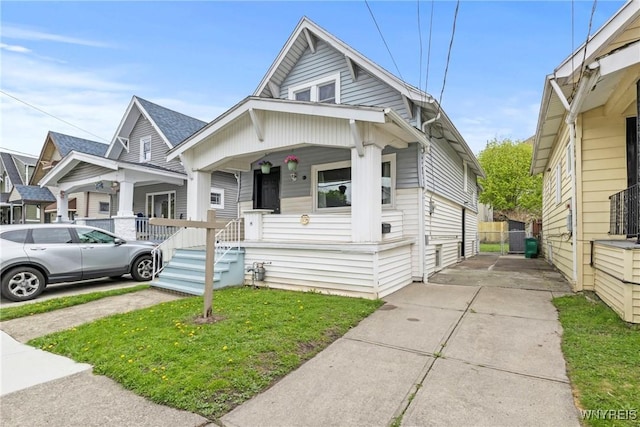 view of front of house featuring a porch