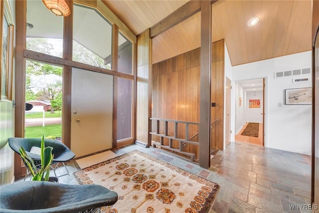66 Stonecroft Ln, Amherst, NY 14226 - entryway with stone tile floors
