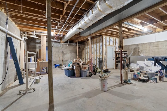 7893 Lake Rd, Sodus, NY 14555 - view of unfinished basement