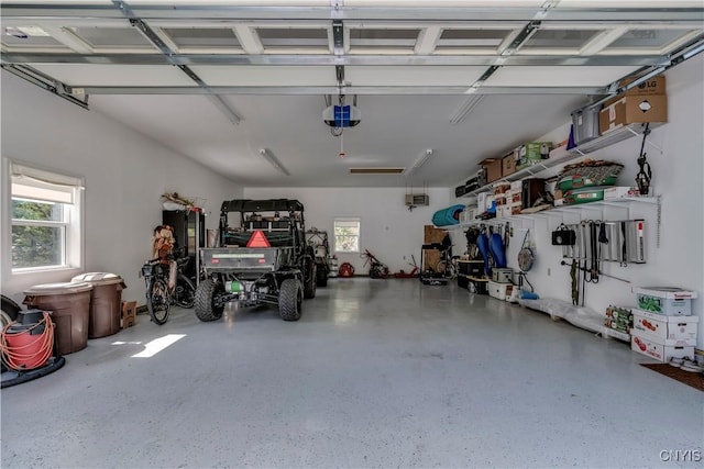 44458 County Route 100, Alexandria, NY 13640 - garage featuring a garage door opener