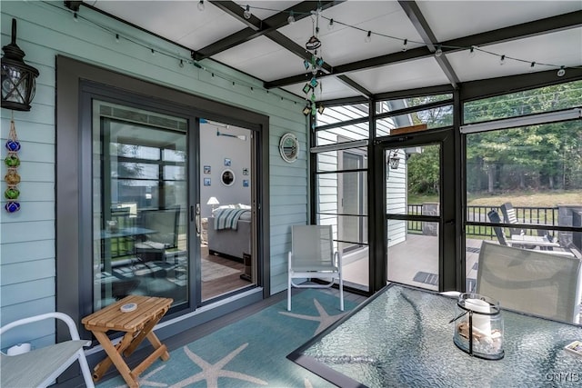 44458 County Route 100, Alexandria, NY 13640 - sunroom featuring track lighting