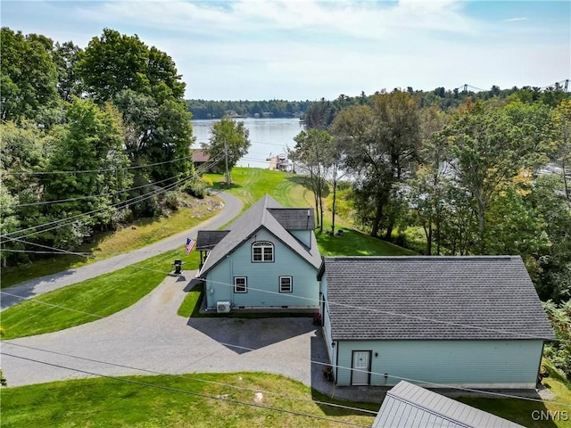 44458 County Route 100, Alexandria, NY 13640 - bird's eye view featuring a water view