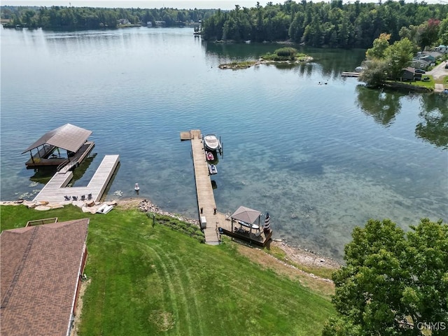 44458 County Route 100, Alexandria, NY 13640 - view of dock featuring a water view