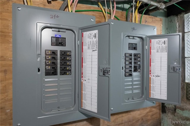 utility room featuring electric panel