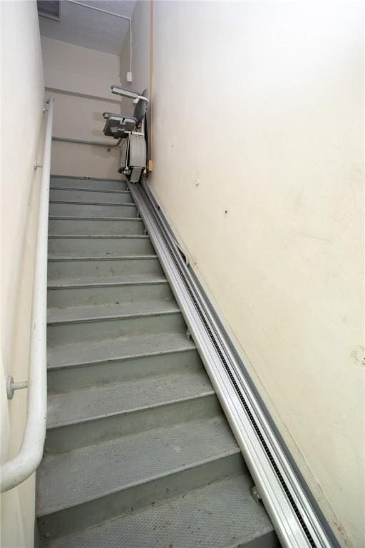 view of stairs