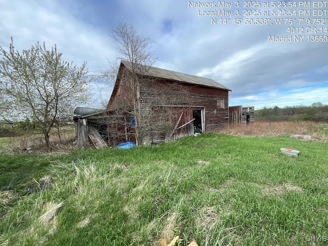view of barn