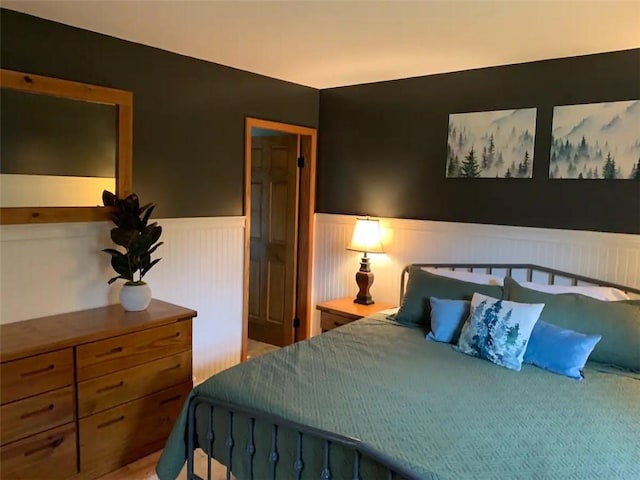 7136 Maples Rd, Mansfield, NY 14755 - bedroom with a wainscoted wall