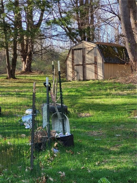607 Kilkenny Rd, Unadilla, NY 13849 - view of yard with a storage shed and an outbuilding