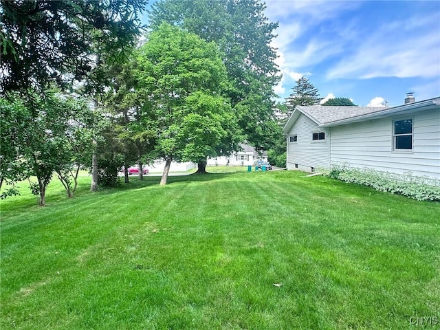 view of yard