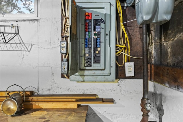utility room featuring electric panel