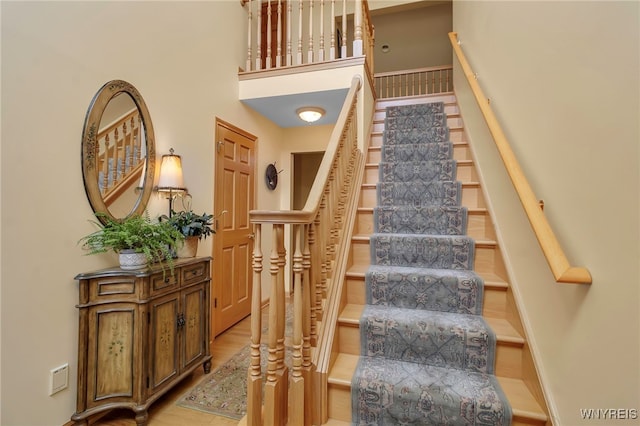view of stairway