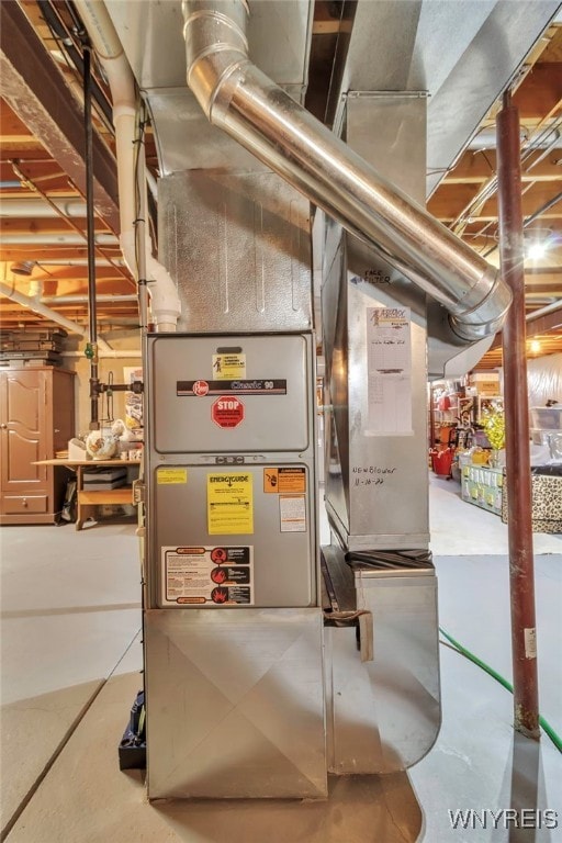 view of utility room