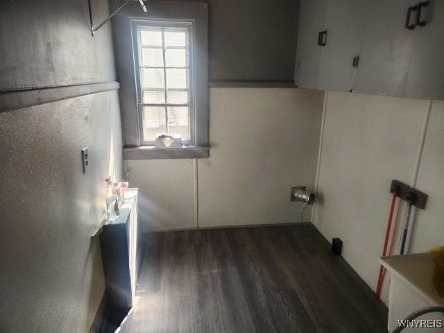 106 Saxton St, Lockport City, NY 14094 - laundry room featuring wood finished floors