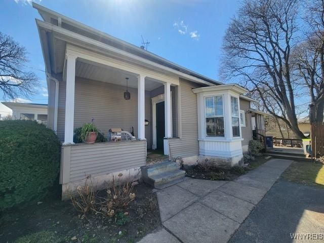 106 Saxton St, Lockport City, NY 14094 - view of front of property featuring covered porch
