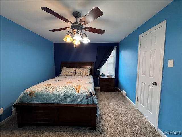 797 Van Rensselaer Ave, Niagara Falls, NY 14305 - carpeted bedroom with baseboards and ceiling fan