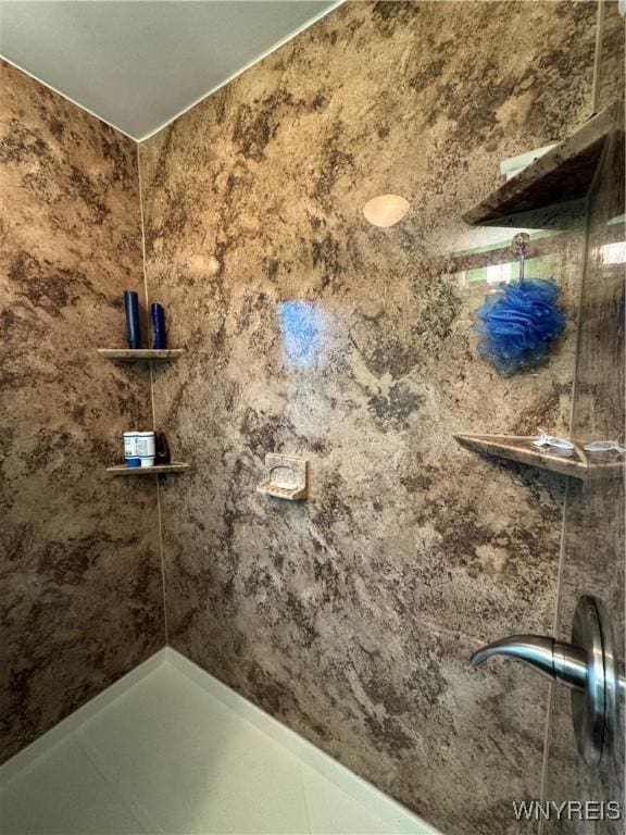 797 Van Rensselaer Ave, Niagara Falls, NY 14305 - bathroom with tiled shower