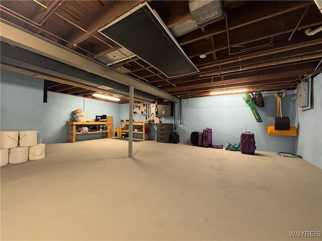 797 Van Rensselaer Ave, Niagara Falls, NY 14305 - view of unfinished basement