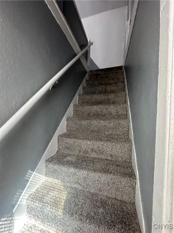 view of stairway