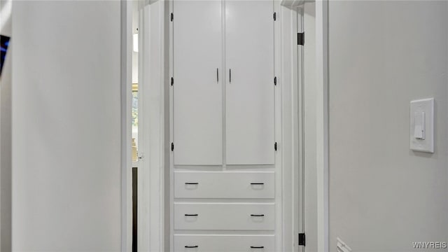 view of closet