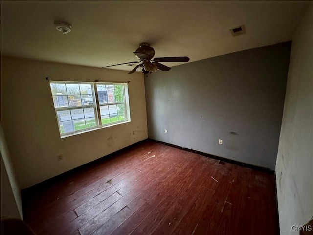 32 Spencer St, Gouverneur, NY 13642 - empty room featuring hardwood / wood-style flooring and ceiling fan