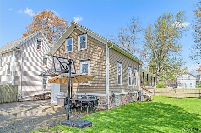 view of rear view of property