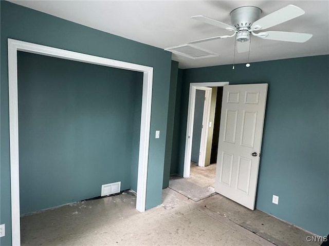 1270 W Belden Ave, Syracuse, NY 13204 - unfurnished bedroom featuring a ceiling fan